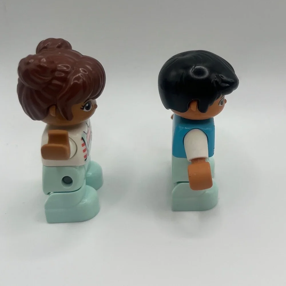 LEGO‎ Duplo Figures Kids 2pc Multicolor Excellent Toddler Toy People Lot